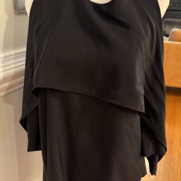 Askari 100% Silk Cold Shoulder Top - Medium - Picture 7 of 8